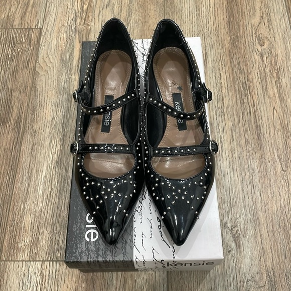 Kenzie patent bow stud Maryjane - Picture 1 of 4